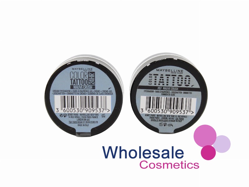 8 x Maybelline 24HR Color Tattoo Eyeshadow - 87 MAUVE CRUSH